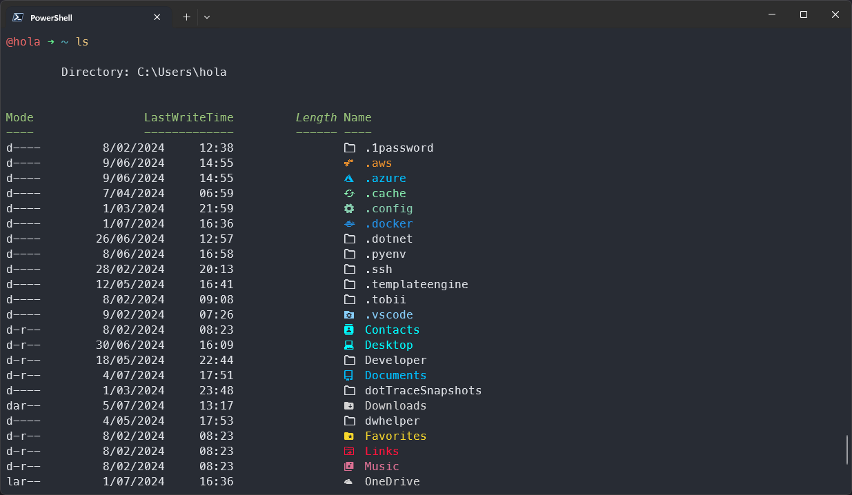 Terminal-Icons