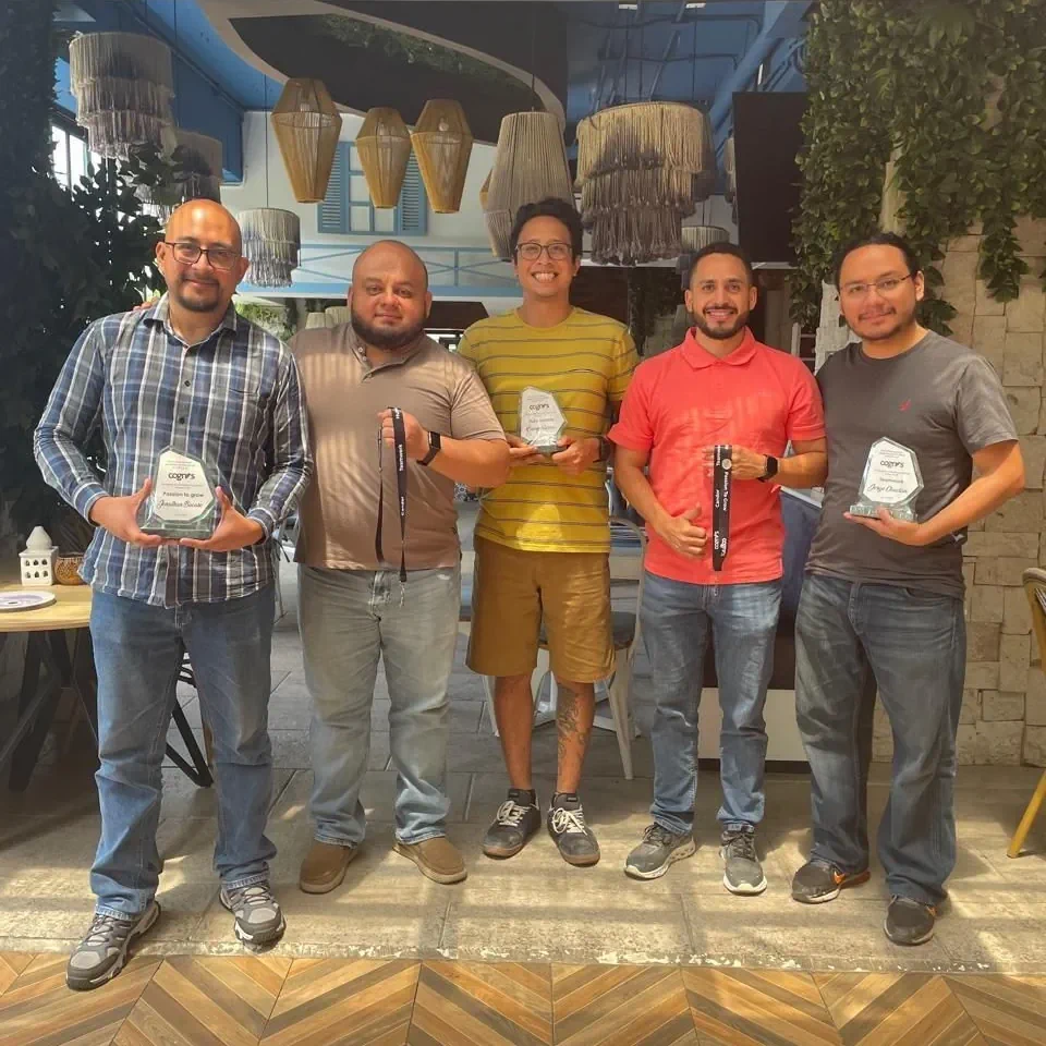 Group photo with the Cognits team